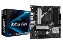 Placa Mãe AMD AM4 Asrock A520M-HDV Micro ATX