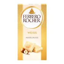 Barra Chocolate Ferrero Rocher White Hazelnut 90G
