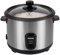 Panela de Arroz Elétrica Itatiaia PAMID1001 Midi 1,5L 500W 110V/60HZ - Inox/Preto