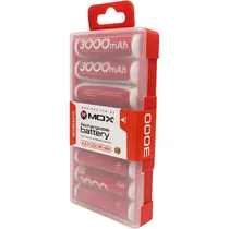 Pilha Recarregável Mox MOB8AA30 - AA - 3000MAH - 8 Unidades