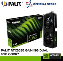 Placa de Vídeo Palit RTX5060 Dual 8GB/GDDR7/2497MHZ/2FAN NE75060019P1-GB2063D