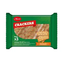 Mazzei Galletitas Crackers Salvado 450G
