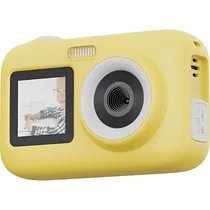 Câmera Infantil Sjcam Funcam+ 1080P HD Tela Dupla - Amarelo