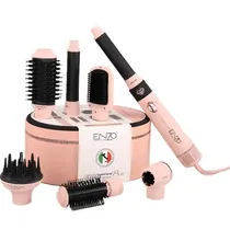 Kit Modelador de Cabelo Enzo Profissional 7 Em 1 EN-4133 Pro 2 Max 220V - Rosa