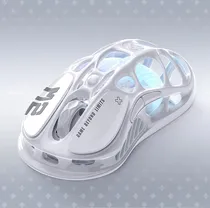 Mouse Wireless Gravastar Mercury M2 RGB PAW3395/79G/26000DPI/Opaline White