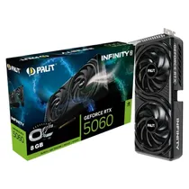 Placa de Vídeo Palit Geforce RTX 5060 Infinity 2 Oc 8 GB GDDR7 (NE75060V19P1-GB2063L)