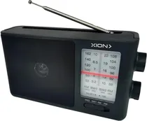 Radio Portatil Xion XI-RA5 AM/ FM/ 3.5MM/ Black/ Pila Tipo D(No Incluidas)/ 220V 50-60HZ