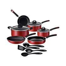 Juego de Ollas Tramontina Everyday 27899/205 Rojo 10 Piezas