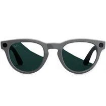 Óculos Inteligente Transitions Ray Ban Meta Headliner (Gen 2) RW4013 com Câmera e Speaker - Shiny Asteroid Grey/Emerald