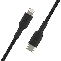 Cabo USB-C para Lightning Belkin CAA004BT1MBK - Preto 1 Metro