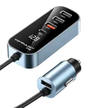 Cargador p/Auto Konfulon C84 107W USB-C/4USB-A