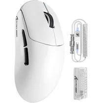 Mouse Gamer Attack Shark X8PRO Dongle 8K Sem Fio - Branco