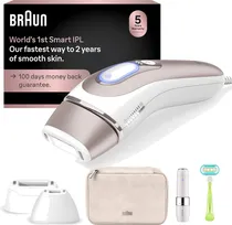 Depilador Laser Ipl Braun Silk I-Expert White/Pink PL7219