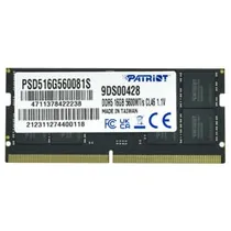Memoria Ram para Notebook Patriot Signature Line DDR5 16GB 5600MHZ - PSD516G560081S