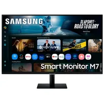 Mon 32 Samsung Smart LS32FM700UNXZA 4K/Uhd/Preto