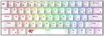 Teclado Mecanico Havit KB903L-WH RGB/ 60%/ USB-C/ Ing/ White