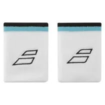 Babolat Muñequera Terry Jumbo Wristband 5UB1263-1005-U White/Blue
