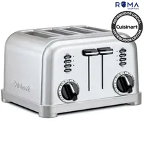 Cuisinart CPT-180BR Torradeira Classica Metal 4 Fatias 6 Niveis Inox 110V.