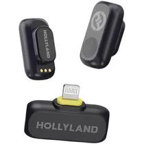 Microfone Wireless Hollyland Lark A1 Mini Duo Lightning - Space Gray