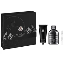 Kit Perfume Masculino Moncler Sunrise Pour Homme Edp 100 ML + Perfume 7.5 ML + Gel de Banho 100 ML