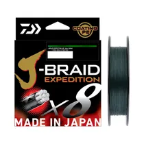 Hilo de Pesca Daiwa J-Braid Expedition X8 36KG 0.35MM 300M Green