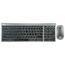 Kit Teclado + Mouse Smartfy TW01B Sem Fio (Português) - Cinza
