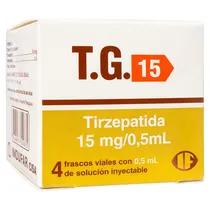 TG 15MG 4 Ampolas Tirzepatida