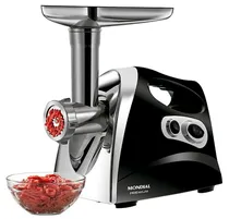 Moedor de Carne Elétrico Mondial MC-03 Premium 220V Preto/Inox