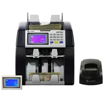Contador de Cédulas Accubanker AB7500 Dual Pocket - Preto