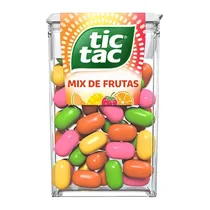 Bala Tic Tac Mix de Frutas 16G 001265*