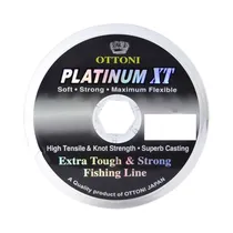 Hilo de Pesca Ottoni Monofilamento Platinum XT 15.6KG 0.35MM 1.000M Gris