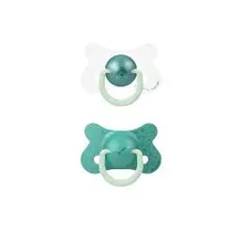 Suavinex Nuery Chupete Noche Fusion 4/18 2UD Bear Polipropileno/Silicona 4-18M+ Verde