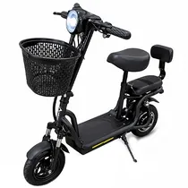 Patinete Elétrico Audisat HL10 350 Watts Rodas de 10" Até 32 KM/H Capacidade 120KG Autonomia 30 KM - Preto (3 Meses de Garantia)