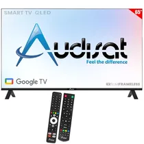Smart TV Qled 65" Audisat AD-65Q-Go (2026) 4K Ultra HD Google TV Wi-Fi/Bluetooth (1 Ano de Garantia)
