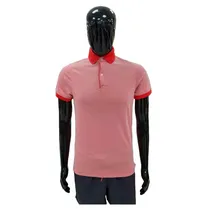 Camiseta Tommy Hilfiger Polo Masculino MW0MW00413-654 s Vermelho