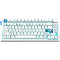 Teclado Gamer Onikuma MT706 75% Mecânico RGB Sem Fio - Branco (Inglês)