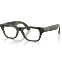 Oculos Ray Ban Meta Blayzer Optics GEN2 RW7001 Transparent Dark Olive L/50MM