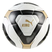 Bola Puma King Branca Preta Dourada Fosca