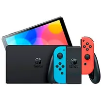 Consola Nintendo Switch 64GB Oled - Azul / Rojo Neon (Heg-s-Kabaa)