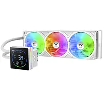 Water Cooler para Processador Thermaltake TH360-s V3 Argb SYNC Snow Edition Segment LCD 360MM - Branco (CL-W472-PL12SW-A)