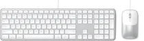 Teclado e Mouse Satechi ST-ZULX3SS-En Slim CLX3 Wired Combo Silver (Inglês)