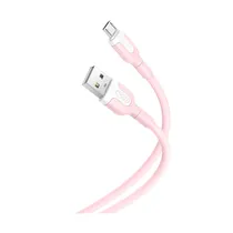Cable Xo NB212 Lightning/USB-A 2.1A/1M - Rosado