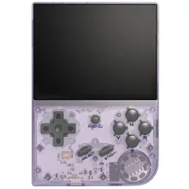 Console Gameboy Switch Anbernic RG35XX - Recarregável - PS1/PS2/PSP/Nint - 3.5" - Transparent Purple