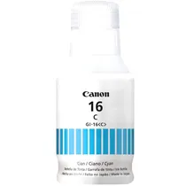 Garrafa de Tinta Canon GI-16 C - Ciano 135 ML