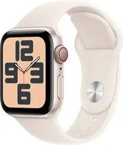 Apple Watch Se 2ª Geração 44MM GPS+Cell Cpo Caixa de Alumínio Starlight/Starlight