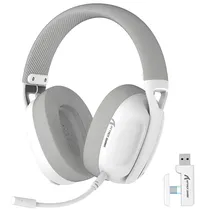 Fone de Ouvido Attack Shark L80 Pro Tri-Mode Gaming - Branco
