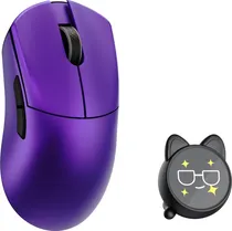 Mouse Wireless Wlmouse Huan 8K 48G/ PAW3950HS/ Omron Opticals/ 8K Screen Dongle/ Purple