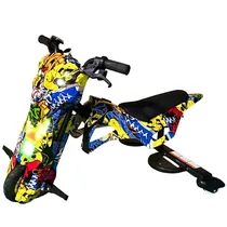 Triciclo Elétrico Audisat Moto TE-8MX 8" Bluetooth/Speaker - Hip Hop (3 Meses de Garantia)