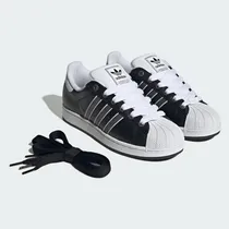 Calzado Adidas Superstar II Negro Blanco