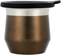 Cuia Térmica Terrano Mate Flat com Tampa de Silicone 170ML Cobre